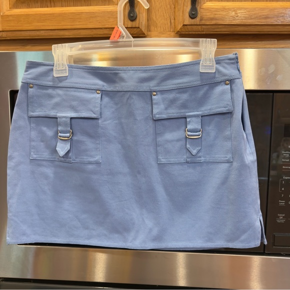 Express Blue‎ Pencil Skirt with Pockets - Picture 11 of 12